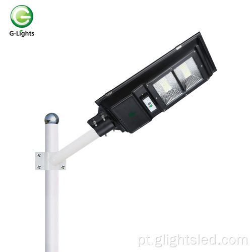 Novo design Warm White IP65 Outdoor 40 60 W Integrou tudo em um LED Solar Street Light